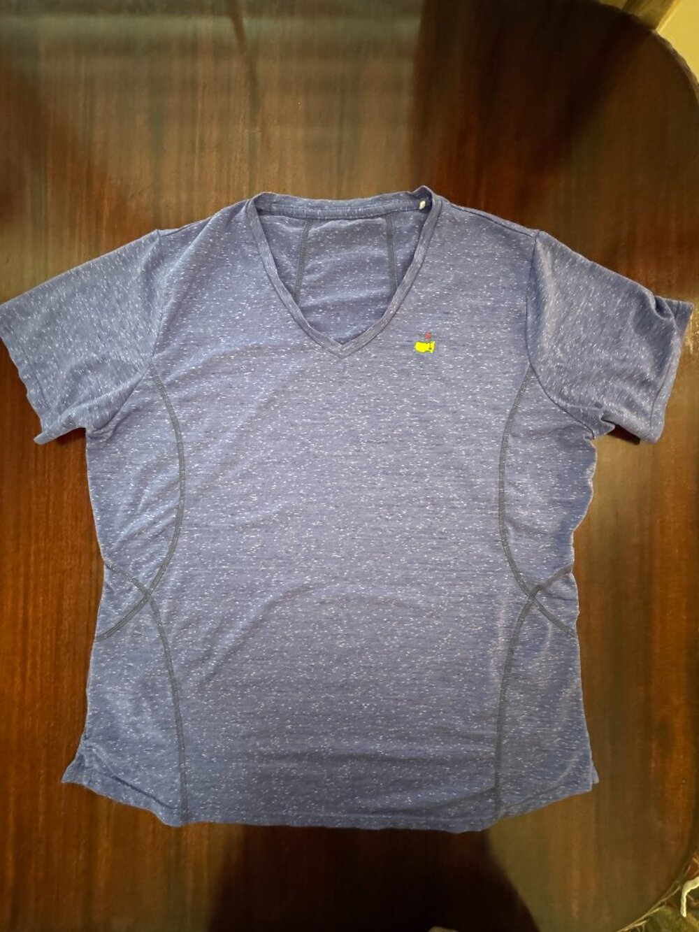 Masters Augusta National Women's Heathered Performance Tee Medium Purple EUC